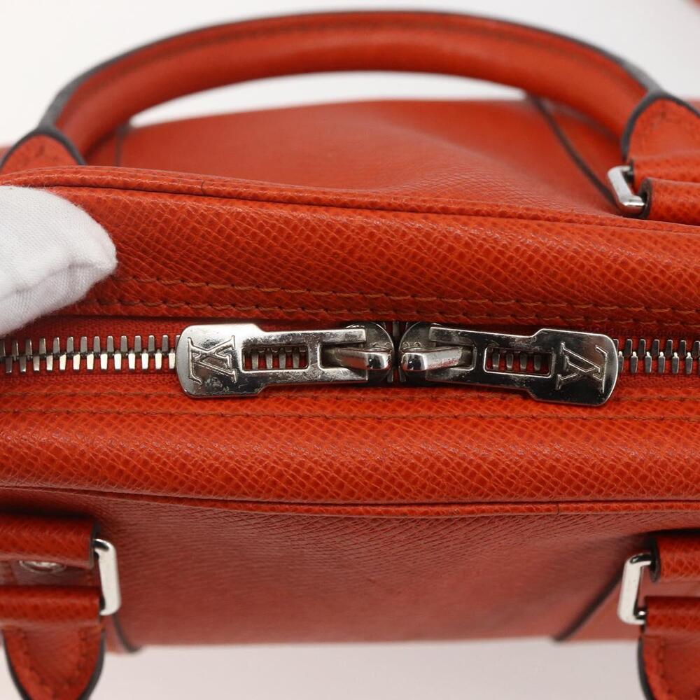 LOUIS VUITTON Taiga Porte Documents Voyage Bag Orange M30637 LV Auth 156354 - Picture 10 of 16